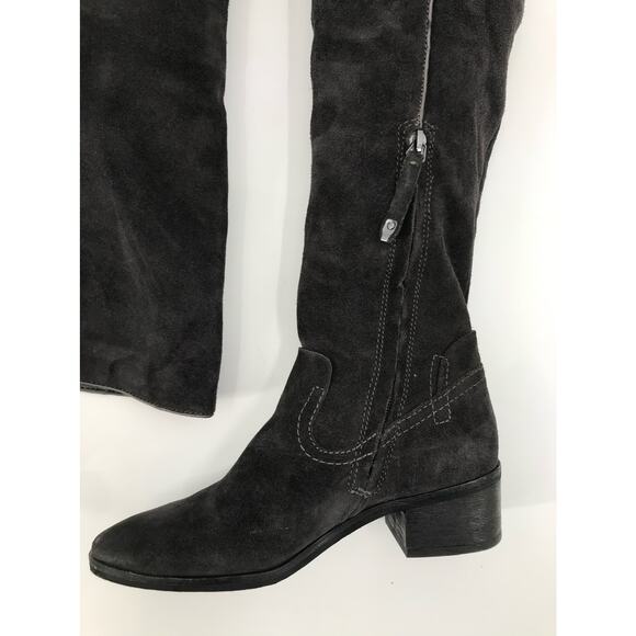 Dolce Vita Women's Gray Suede Knee High Boots Size 6 - Picture 2 of 9